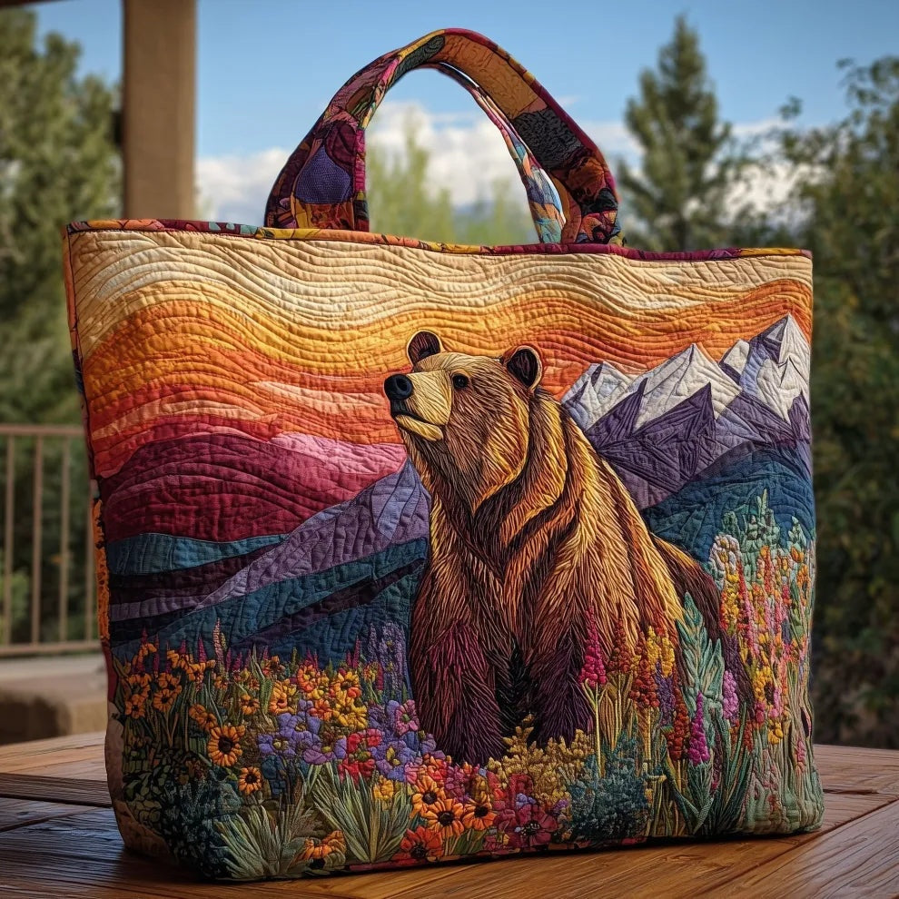 Encarnación | Bolso Tote Acolchado Artesanal Mujer Estampado Único