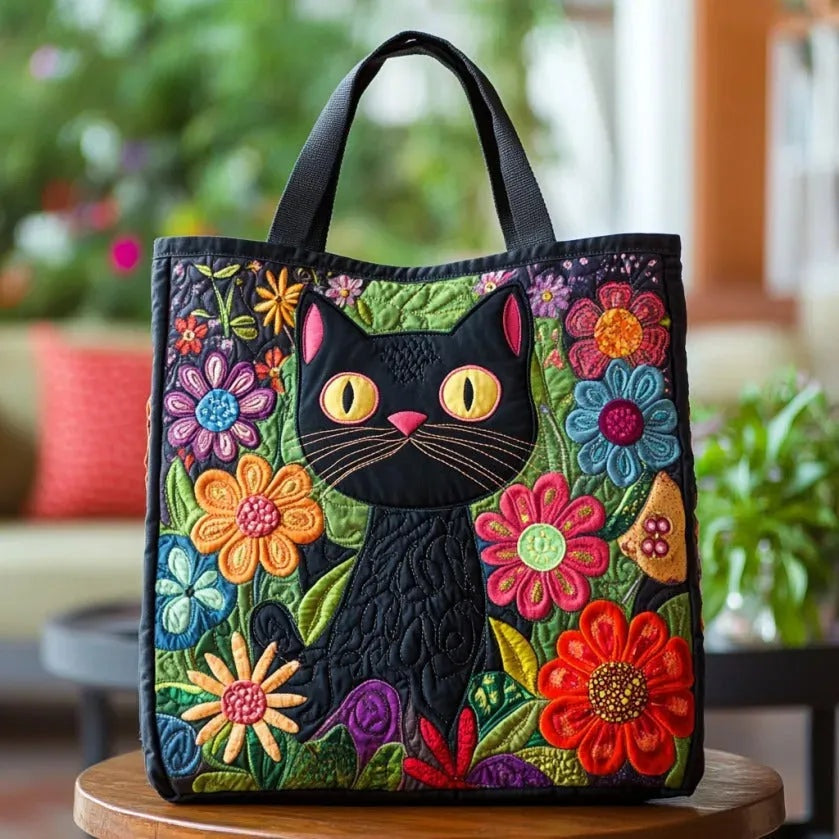 Encarnación | Bolso Tote Acolchado Artesanal Mujer Estampado Único