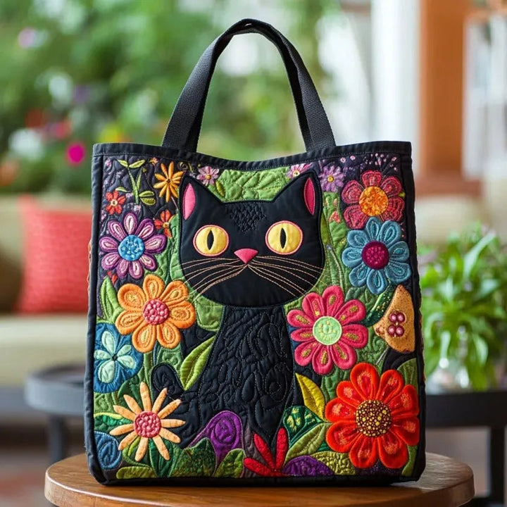 Encarnación | Bolso Tote Acolchado Artesanal Mujer Estampado Único