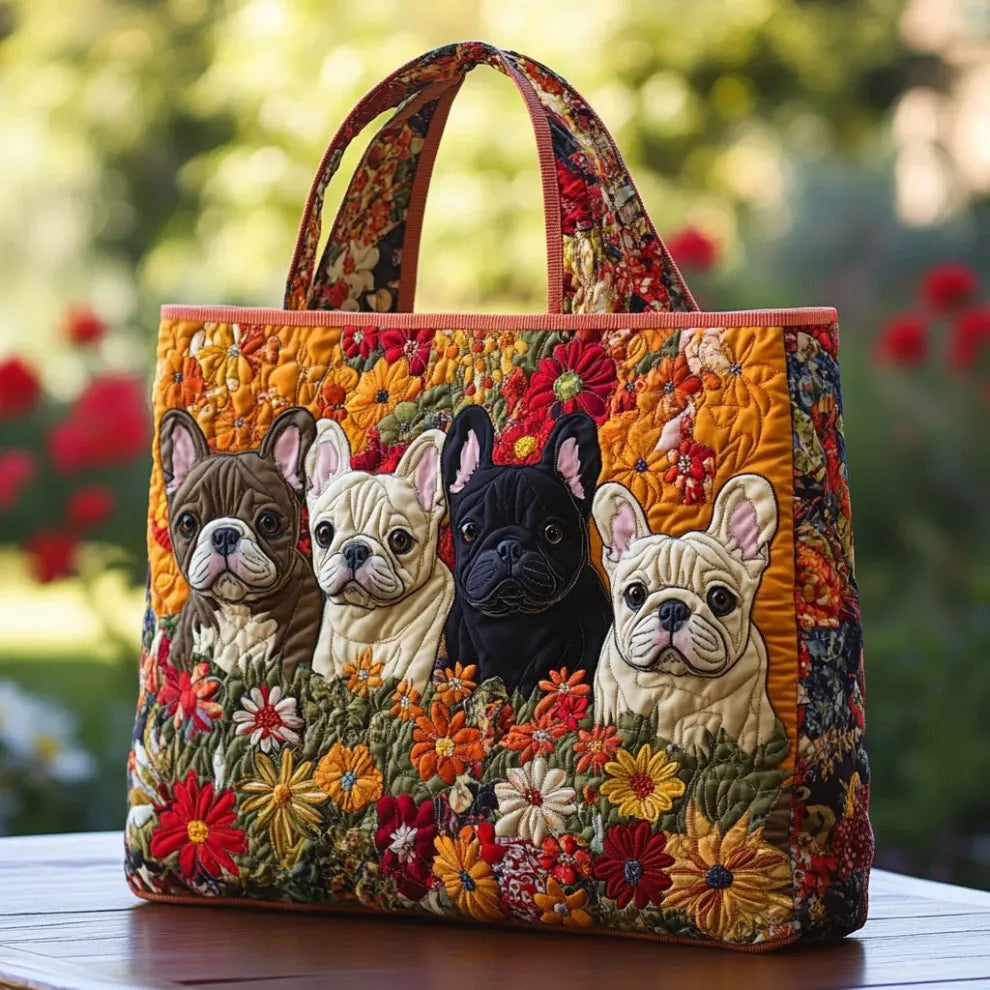 Encarnación | Bolso Tote Acolchado Artesanal Mujer Estampado Único