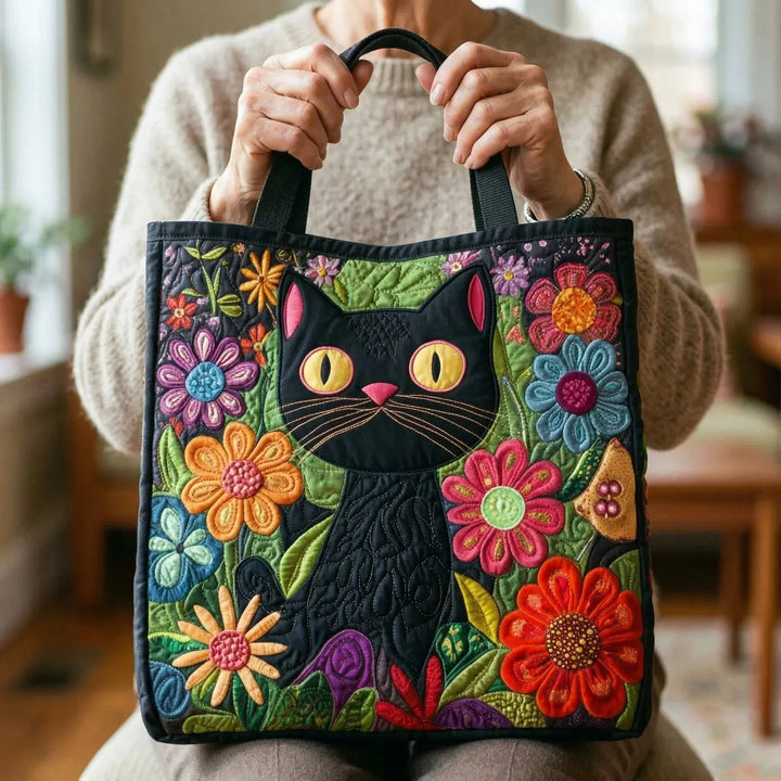 Encarnación | Bolso Tote Acolchado Artesanal Mujer Estampado Único