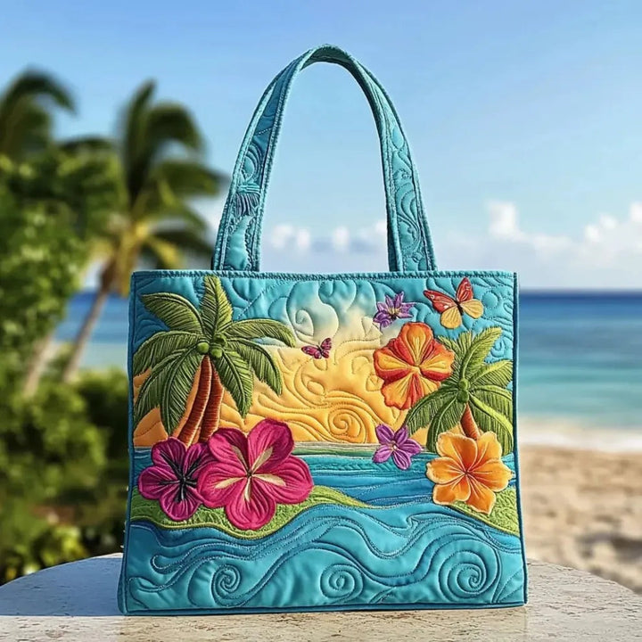 Encarnación | Bolso Tote Acolchado Artesanal Mujer Estampado Único
