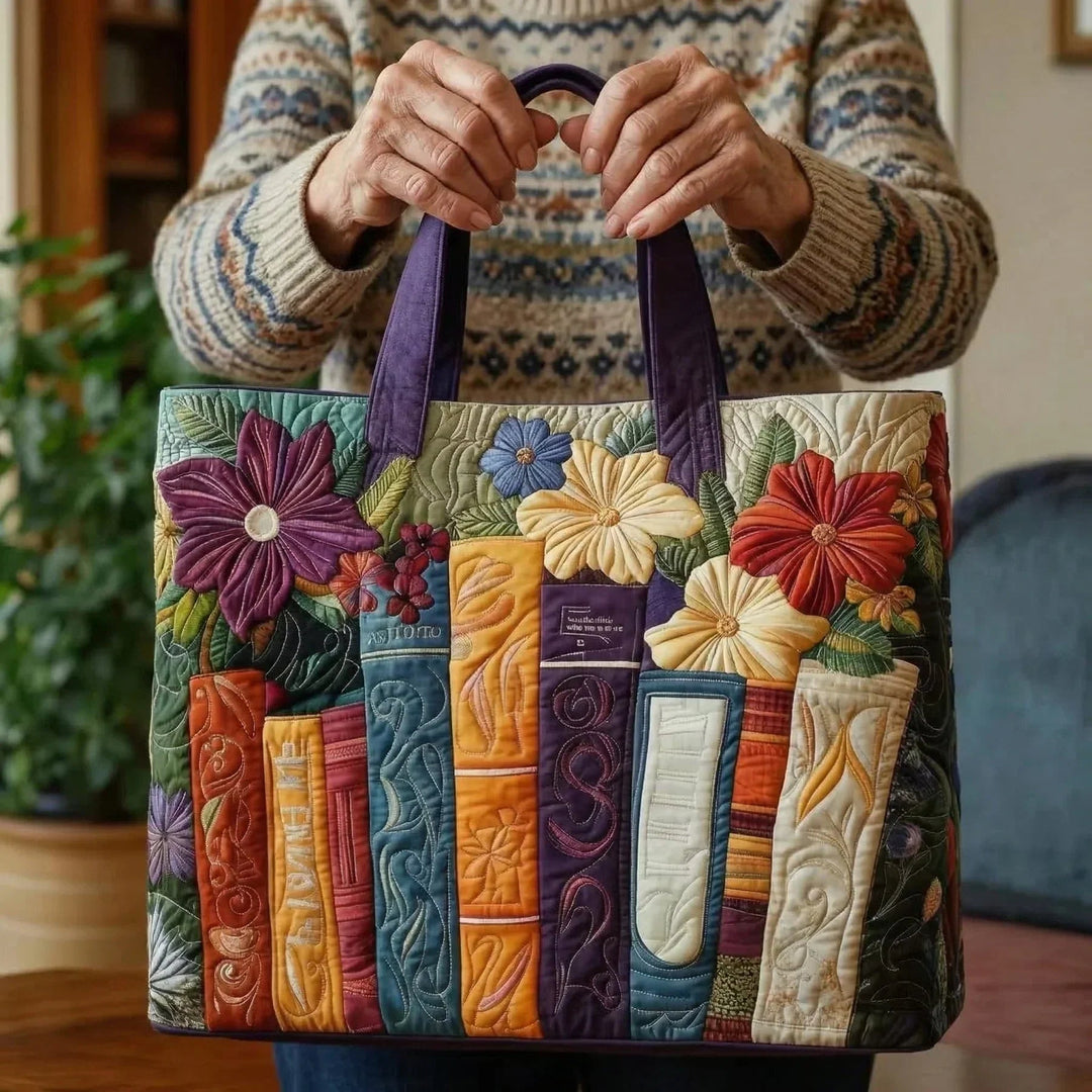 Encarnación | Bolso Tote Acolchado Artesanal Mujer Estampado Único