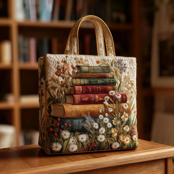 Encarnación | Bolso Tote Acolchado Artesanal Mujer Estampado Único