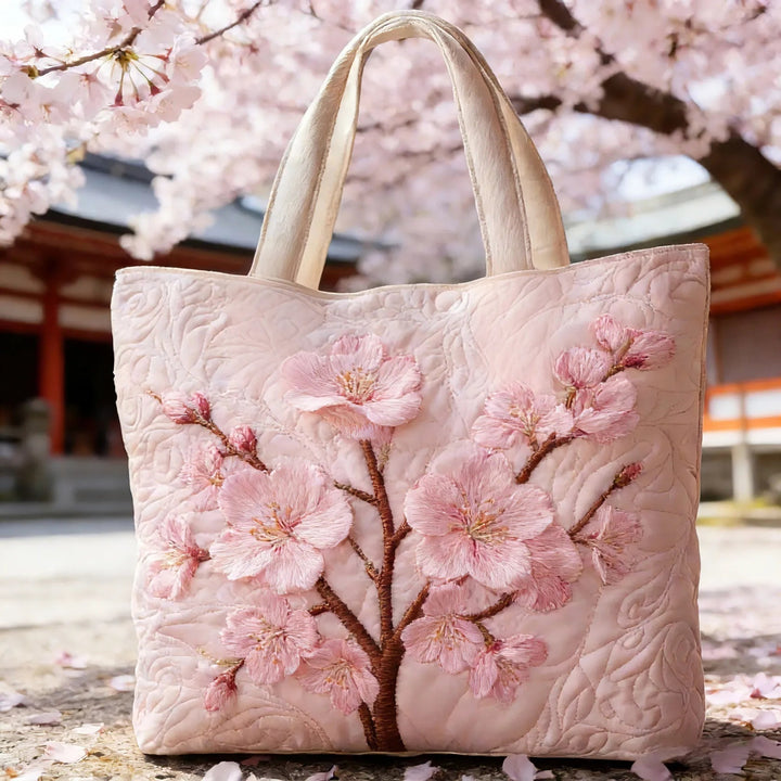 Encarnación | Bolso Tote Acolchado Artesanal Mujer Estampado Único