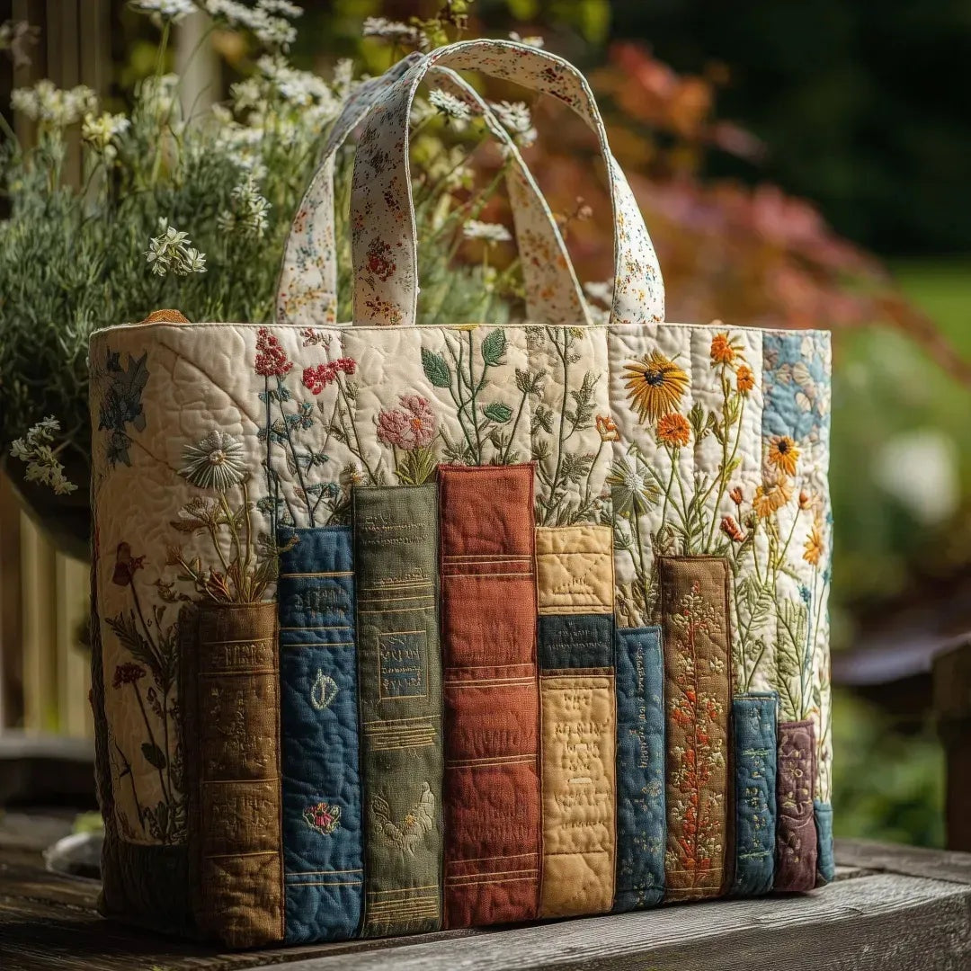 Encarnación | Bolso Tote Acolchado Artesanal Mujer Estampado Único
