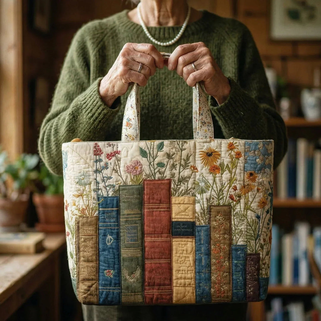Encarnación | Bolso Tote Acolchado Artesanal Mujer Estampado Único
