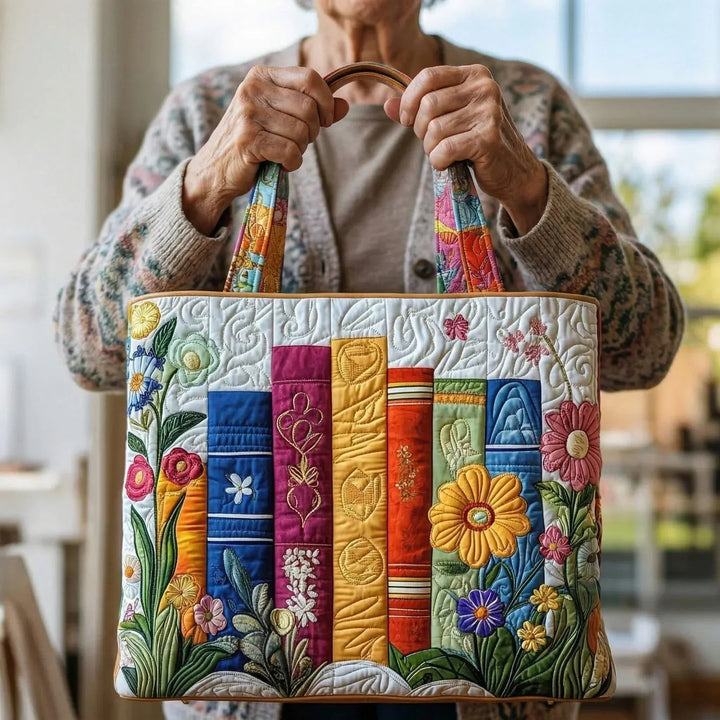 Encarnación | Bolso Tote Acolchado Artesanal Mujer Estampado Único