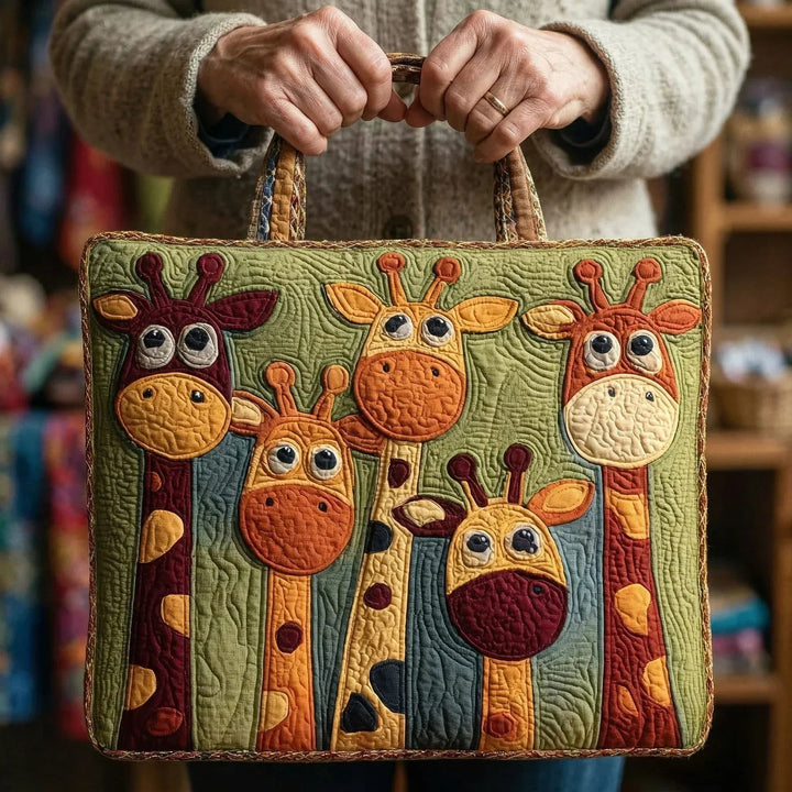 Encarnación | Bolso Tote Acolchado Artesanal Mujer Estampado Único