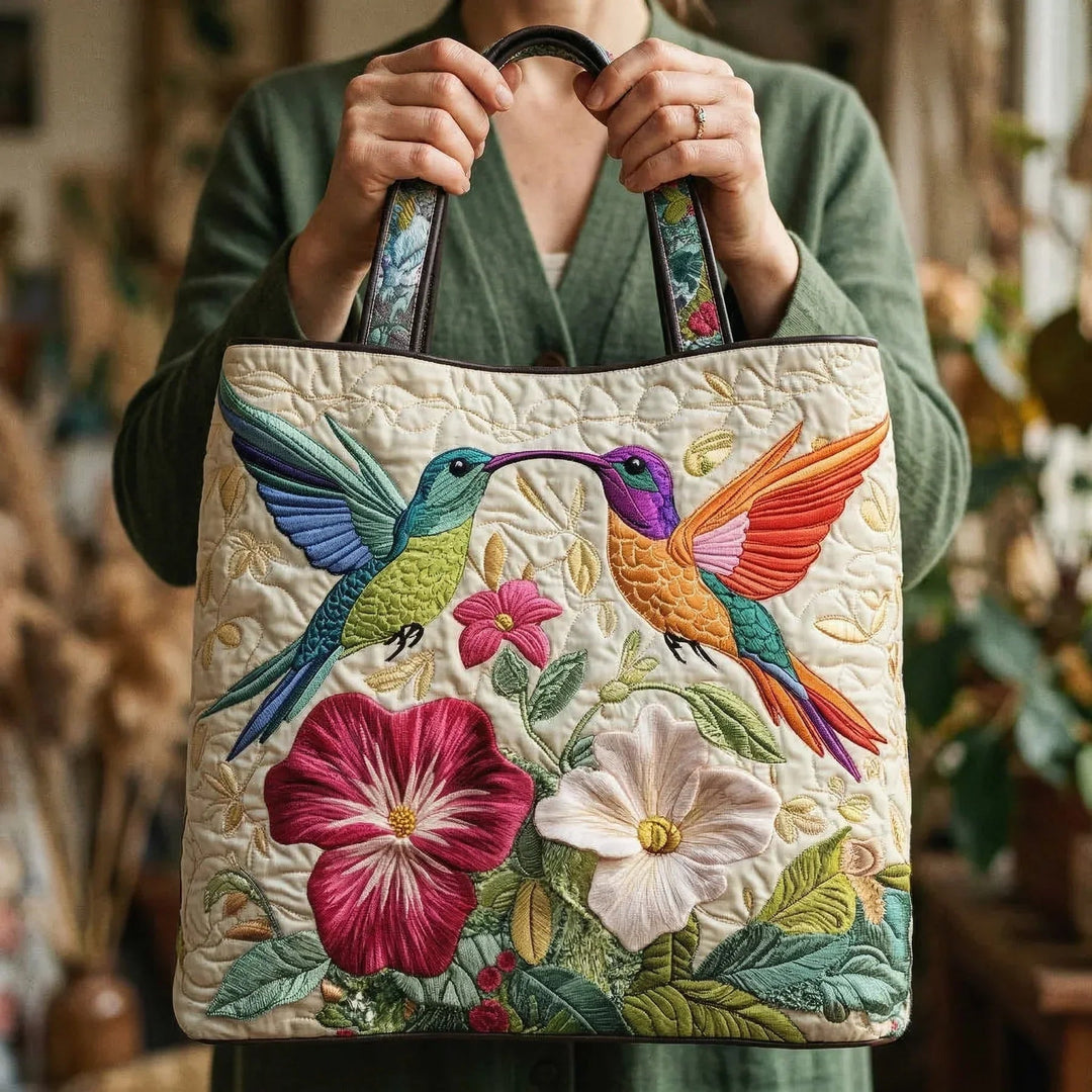 Encarnación | Bolso Tote Acolchado Artesanal Mujer Estampado Único