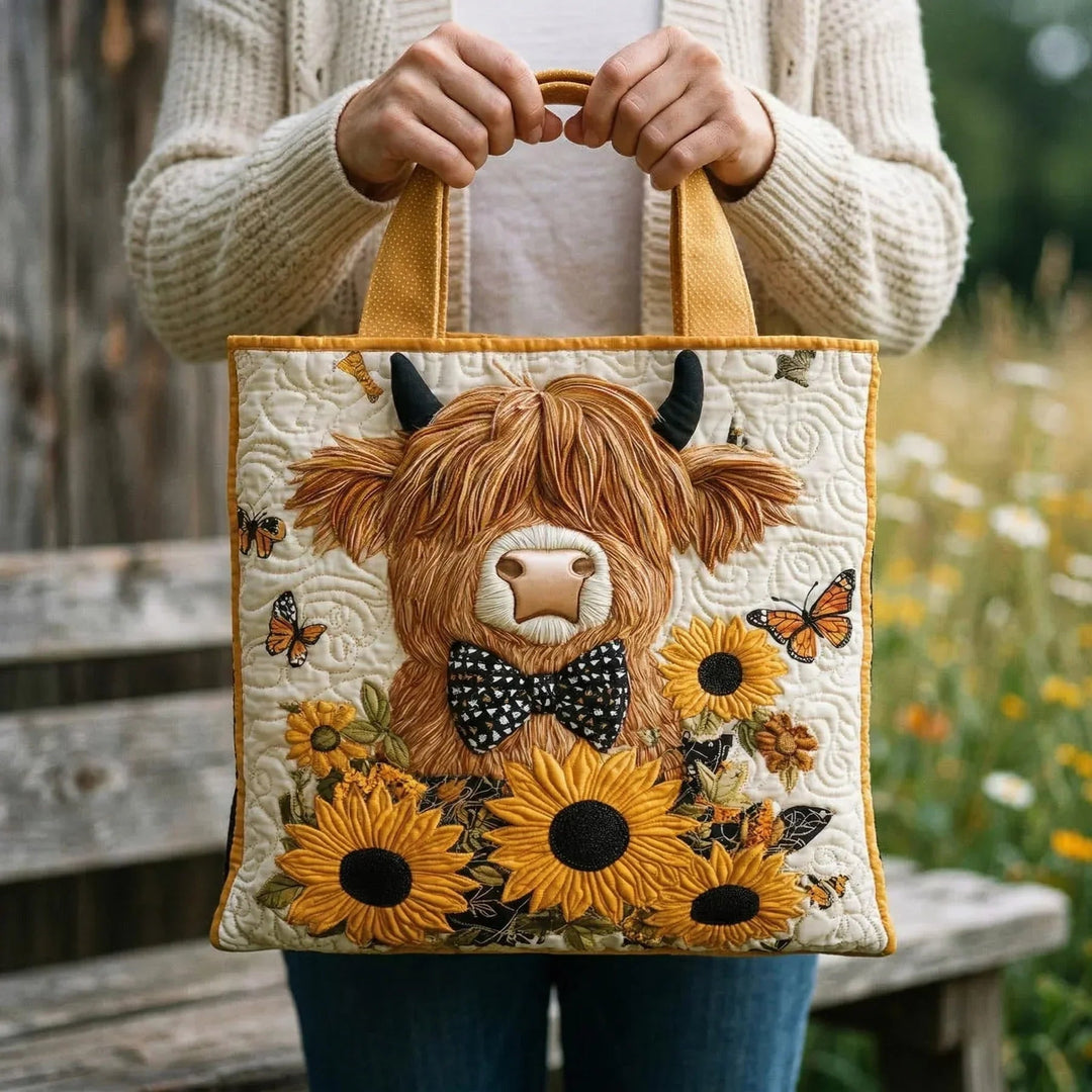 Encarnación | Bolso Tote Acolchado Artesanal Mujer Estampado Único