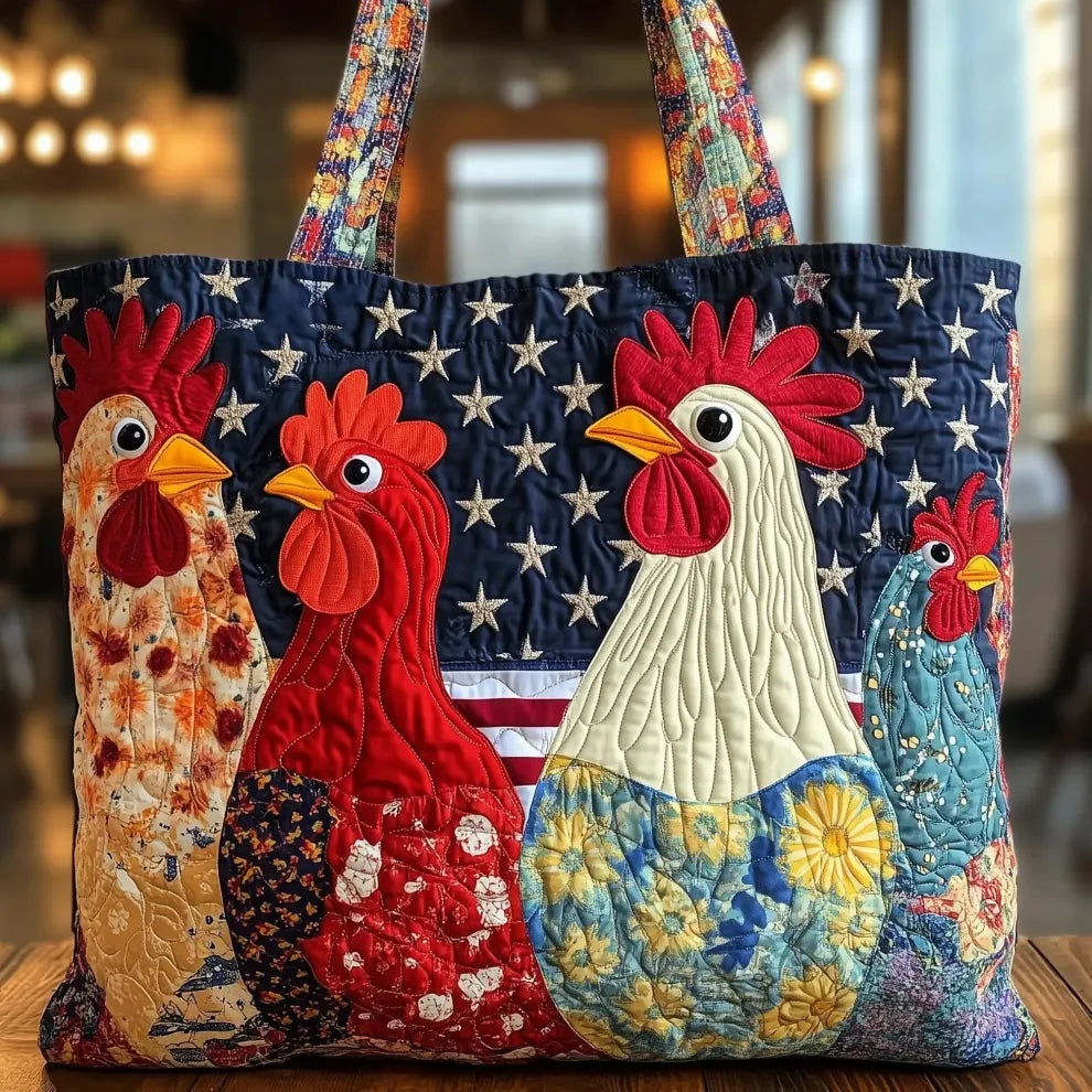 Encarnación | Bolso Tote Acolchado Artesanal Mujer Estampado Único