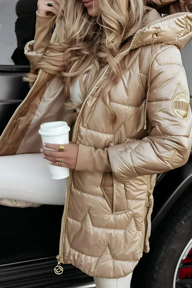 Abrigo Mila con Capucha para Damas