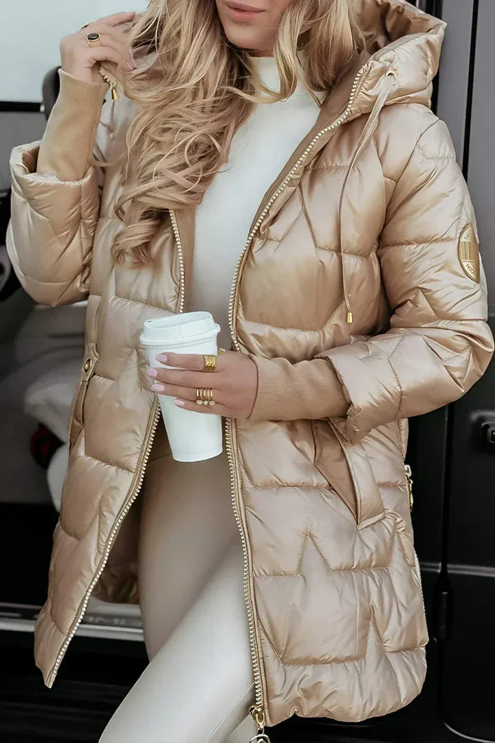 Abrigo Mila con Capucha para Damas