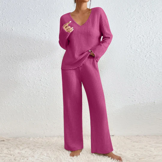 Vivienne Conjunto de dos Piezas con Top y Pantalones