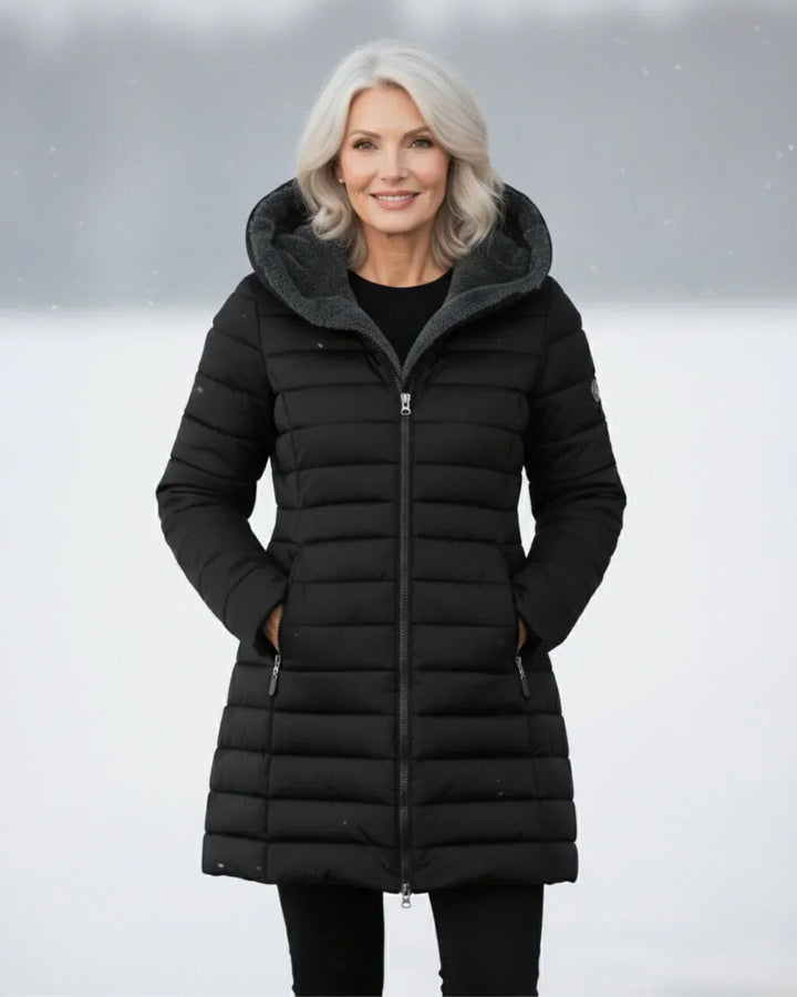 Chaqueta acogedora impermeable para otoño e invierno