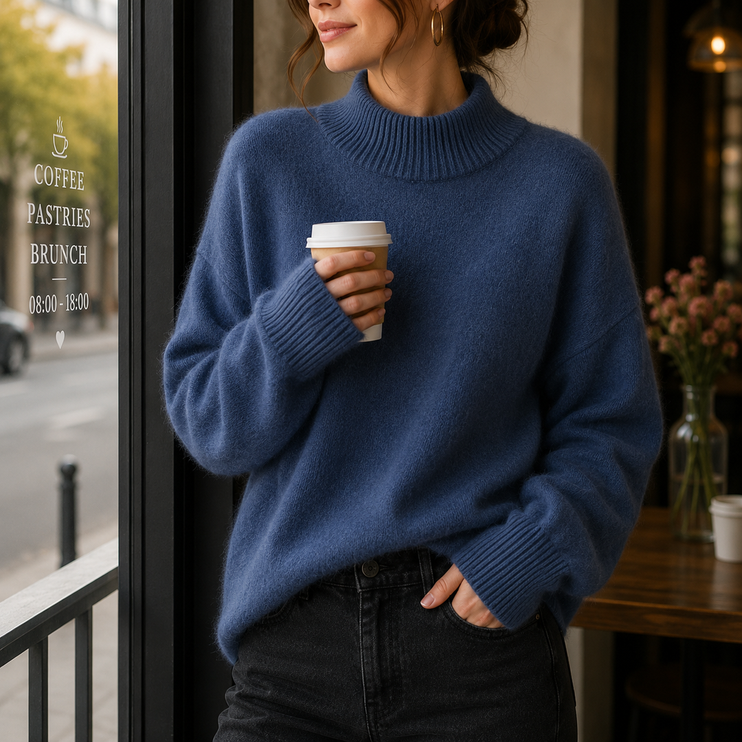 Juniper | Suéter de Cuello Alto Oversized para Mujeres