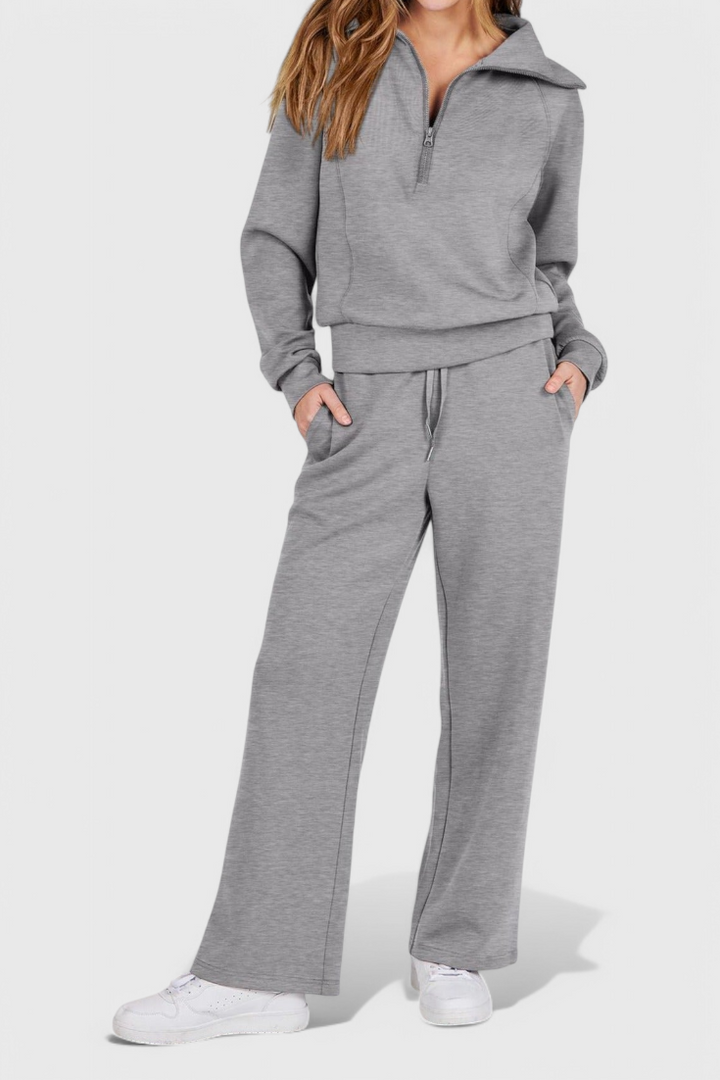 Conjunto de Lounge de Dos Piezas de Manga Larga Berken