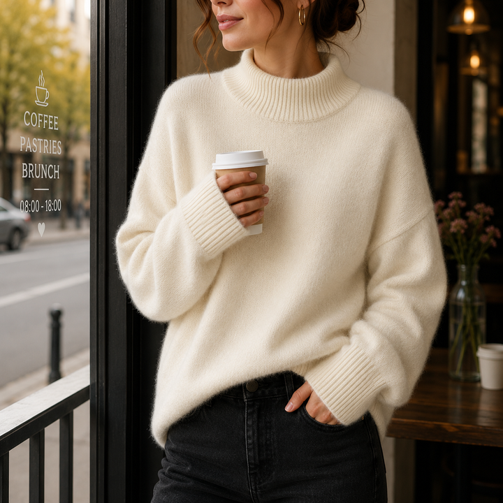 Juniper | Suéter de Cuello Alto Oversized para Mujeres