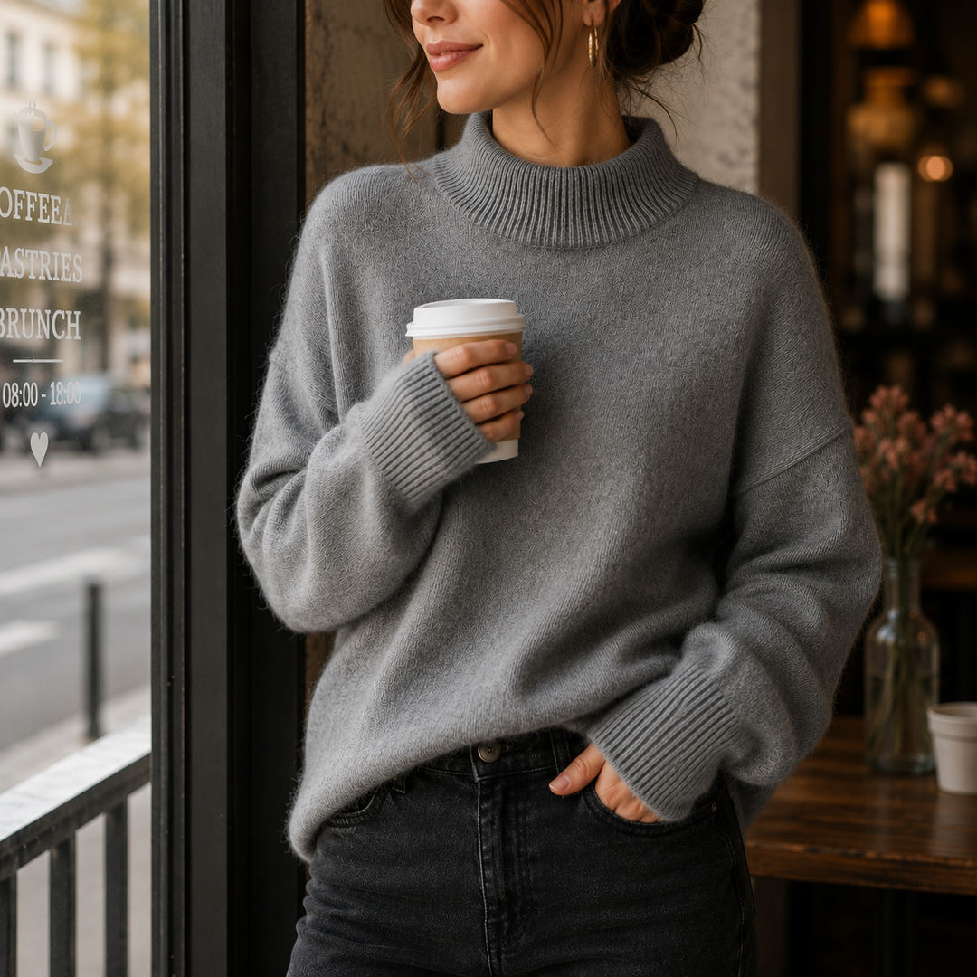 Juniper | Suéter de Cuello Alto Oversized para Mujeres