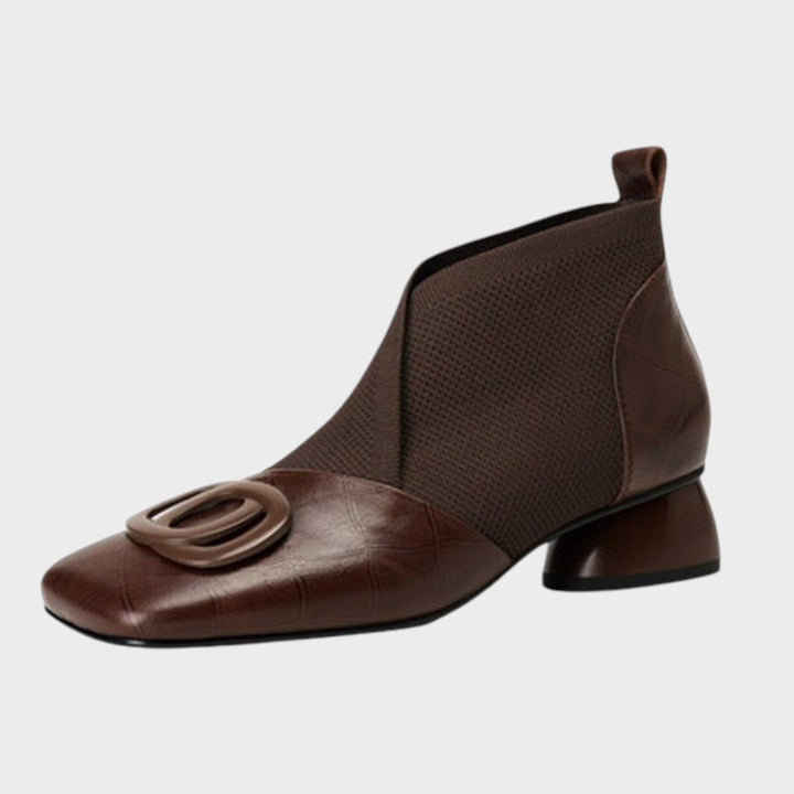 Abigail | Botines de Piel con Elástico