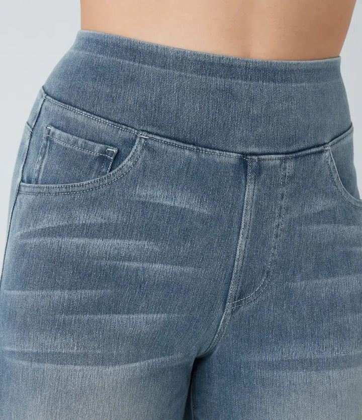 Laia | Jeans Wide Leg de Cintura Alta Mujer Pierna Ancha