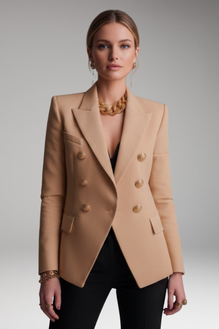Leire | Americana Mujer Doble Botonadura Cuello Solapa