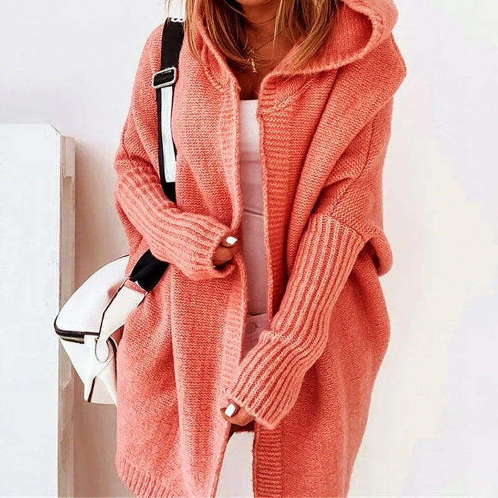 Leire | Jersey de Punto Oversize Mujer con Capucha