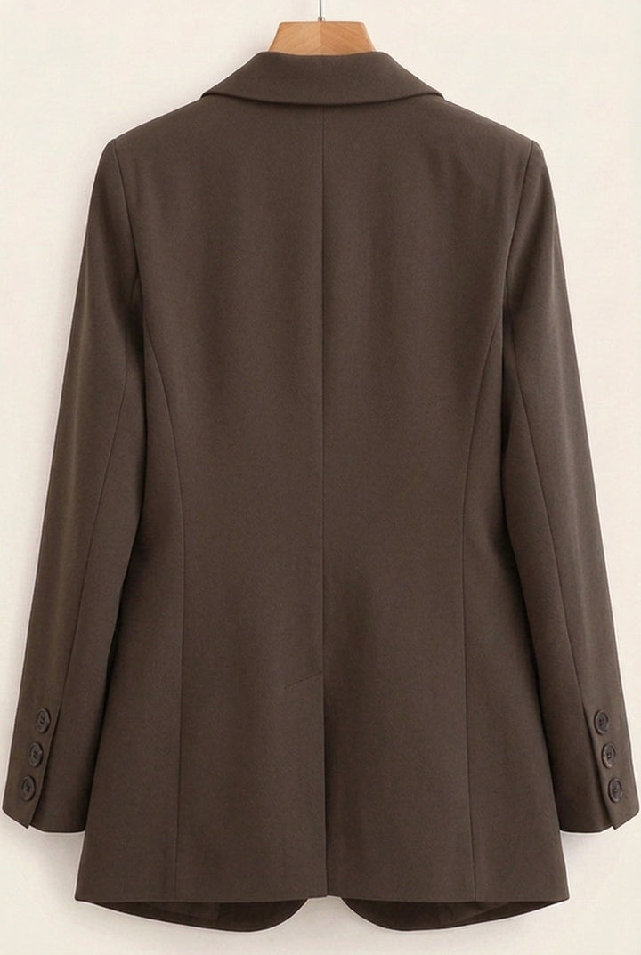 Lidia | Chaqueta Americana de Dos Botones Mujer Cuello Solapa