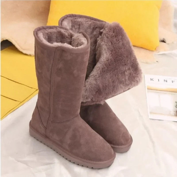 Noelia | Botas Australianas Planas Mujer Forro Interior Caña Alta
