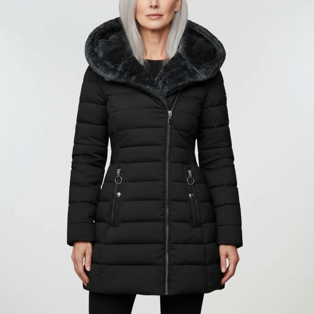 Chaqueta acogedora impermeable para otoño e invierno
