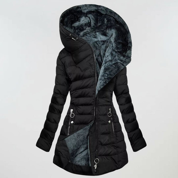 Chaqueta acogedora impermeable para otoño e invierno