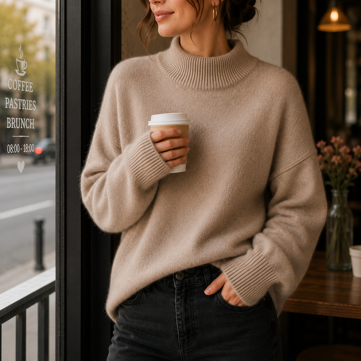 Juniper | Suéter de Cuello Alto Oversized para Mujeres