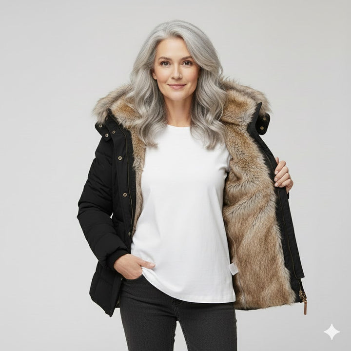 Chaqueta Acolchada con Capucha